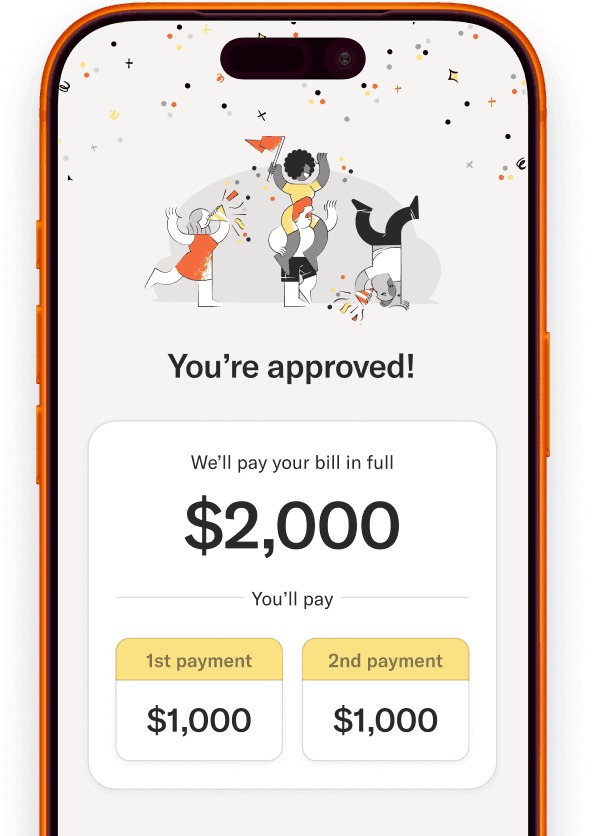 app view: split example